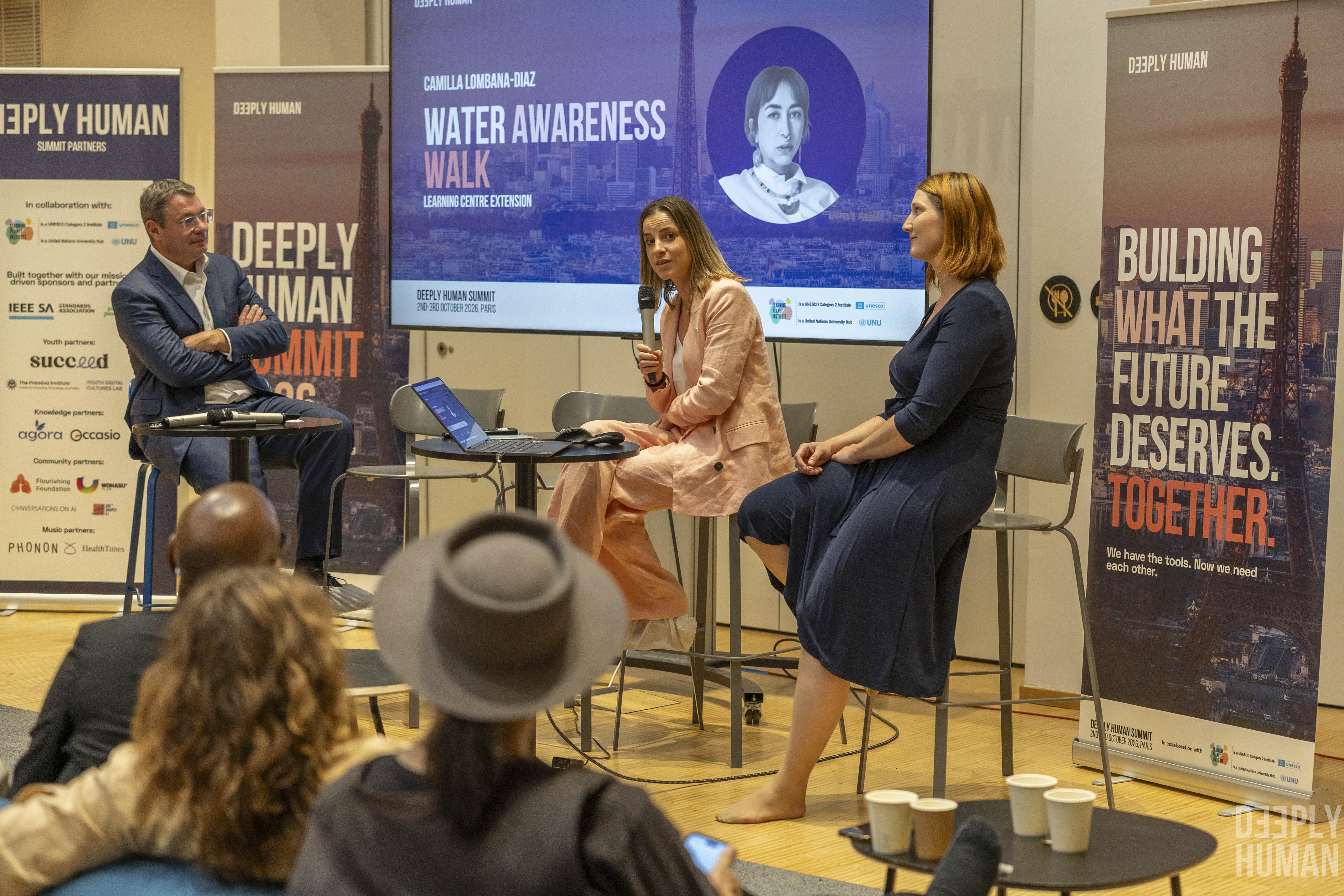Water Awareness Walk session at the Deeply Human Summit